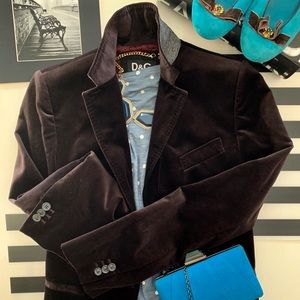 (New) Dolce&Gabbana Velvet Blazer